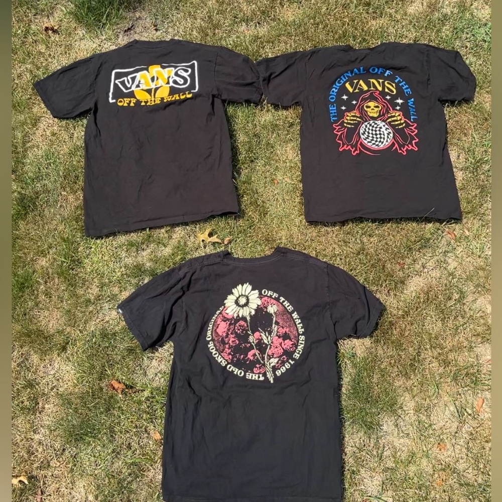 Vans ‘Off the Wall’ T-Shirts Lot of 3
